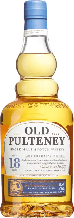 Old Pulteney 18 Years whiskyflaska